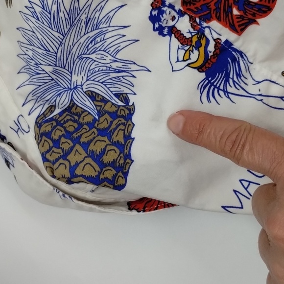 Zipcode Ricky Singh slim fit large Hawaiian Maui short sleeve shirt buttondown - Picture 10 of 10